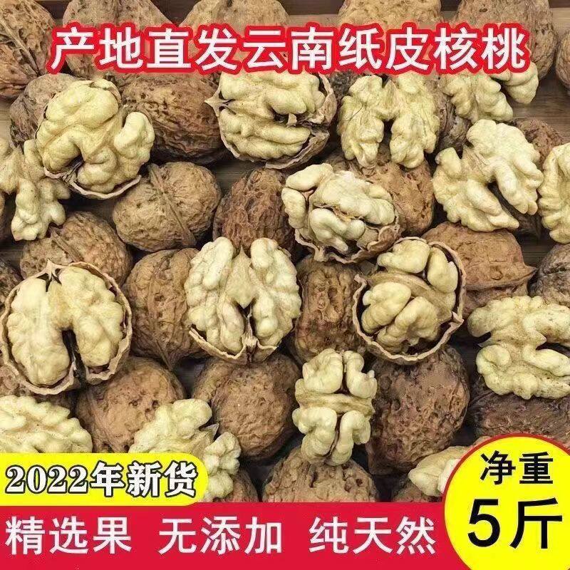 Yunnan Walnut New Arrival Paper Thin Shell Unbleached Paper Dry Pecan Paper Shell Wholesale Delivery