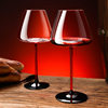 Red Bow Tie Burgundy Wine Glass Accessible Luxury Crystal Glass Goblet Red Wine Glass Big Belly Wine Glass High-End Set