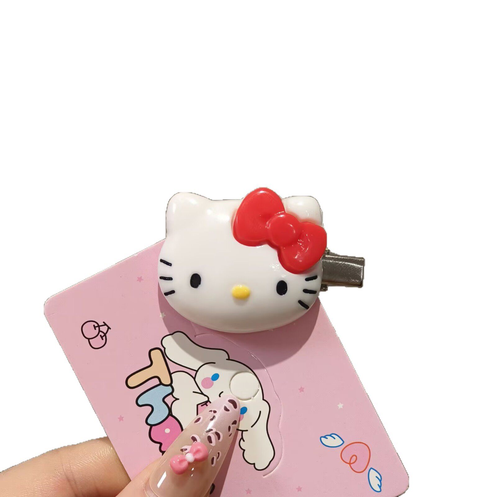 日系ins风甜美可爱大号猫咪发夹高颜值学生甜酷百搭刘海夹发饰
