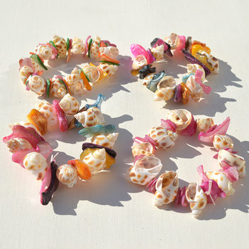 Natural Shell Conch Bracelet DIY Necklace Girls Jewelry Handmade Street Stall Supply Night Market Gift Special Bracelet