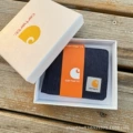 Short card coin striped blue plus box
