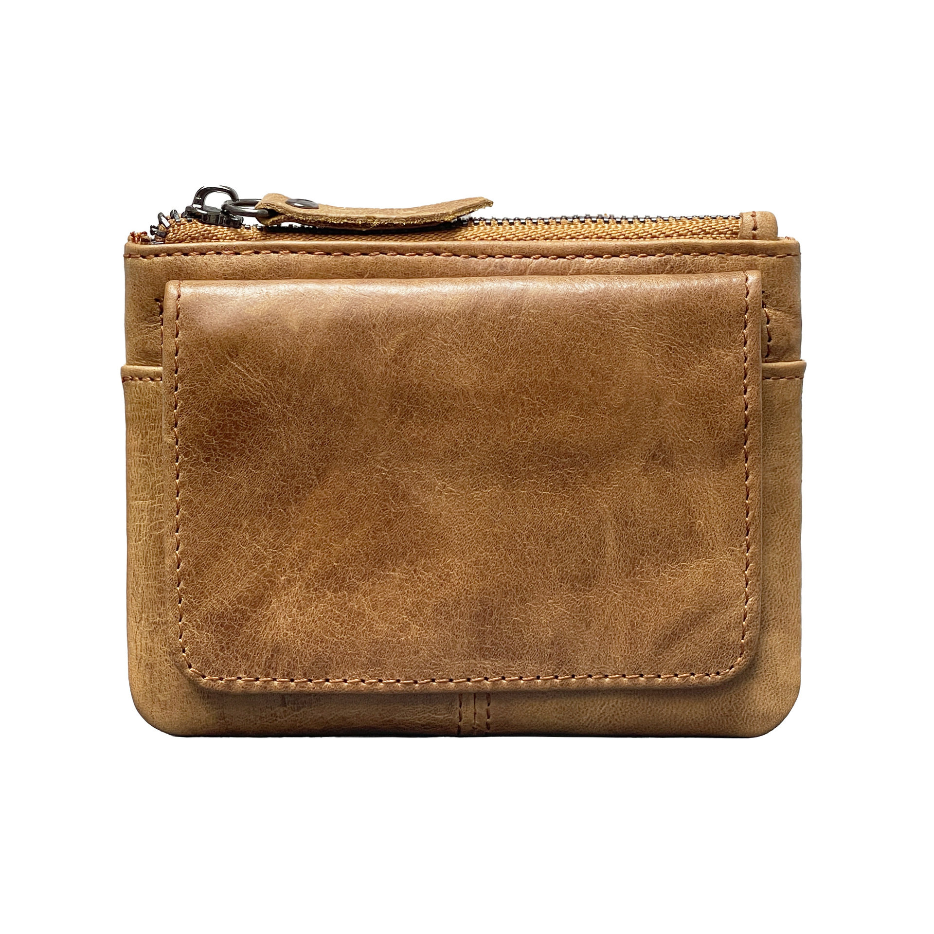 New Coin Purse Retro Creative Mini Storage Bag Japanese Handmade Genuine Leather Multifunctional Card Holder Card Holder Short Style