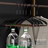 Iron and Beech Wood Thickened Clothes Hanger, Wide Shoulder, Non-Slip, Traceless, for Clothing Store or Home Use, Vintage Style