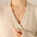 P348-Gold Necklace-50+5cm