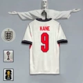 England home jersey, number 9, with captain's armband