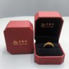 Octagonal Leather-Filled Paper Lao Fengxiang Jewelry Gold Ring Box Necklace Box Long Chain Bracelet Box Jewelry Packaging Box Wholesale