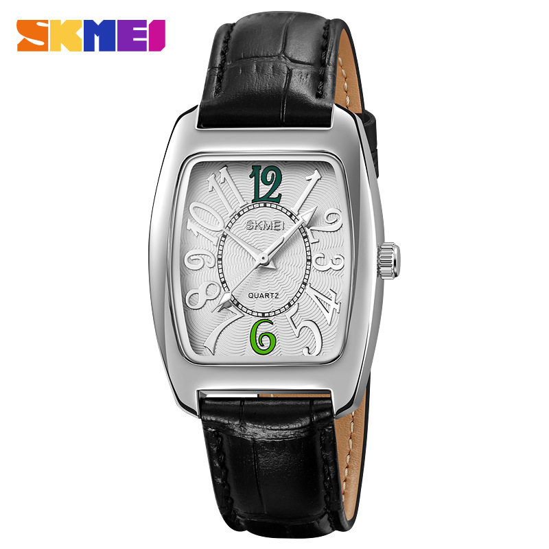 สั่งซื้อนำเข้า เวลาความงามนาฬิการูปร่างกระบอกสายหนังนาฬิกาผู้หญิงบุคลิกภาพ Retro ขนาดกะทัดรัดแฟชั่นผู้หญิงนาฬิกาควอทซ์ผู้ชาย จากจีน 1688 taobao alibaba tmall