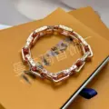 Bamboo rose gold bracelet