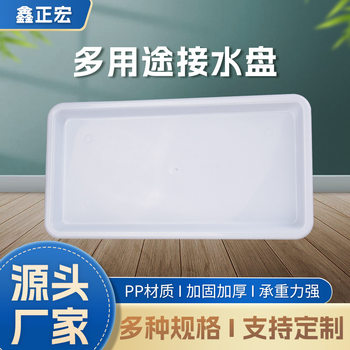 Plastic PP material tray square solid color water tray fast food hotel restaurant Home tray Tea Cup tray