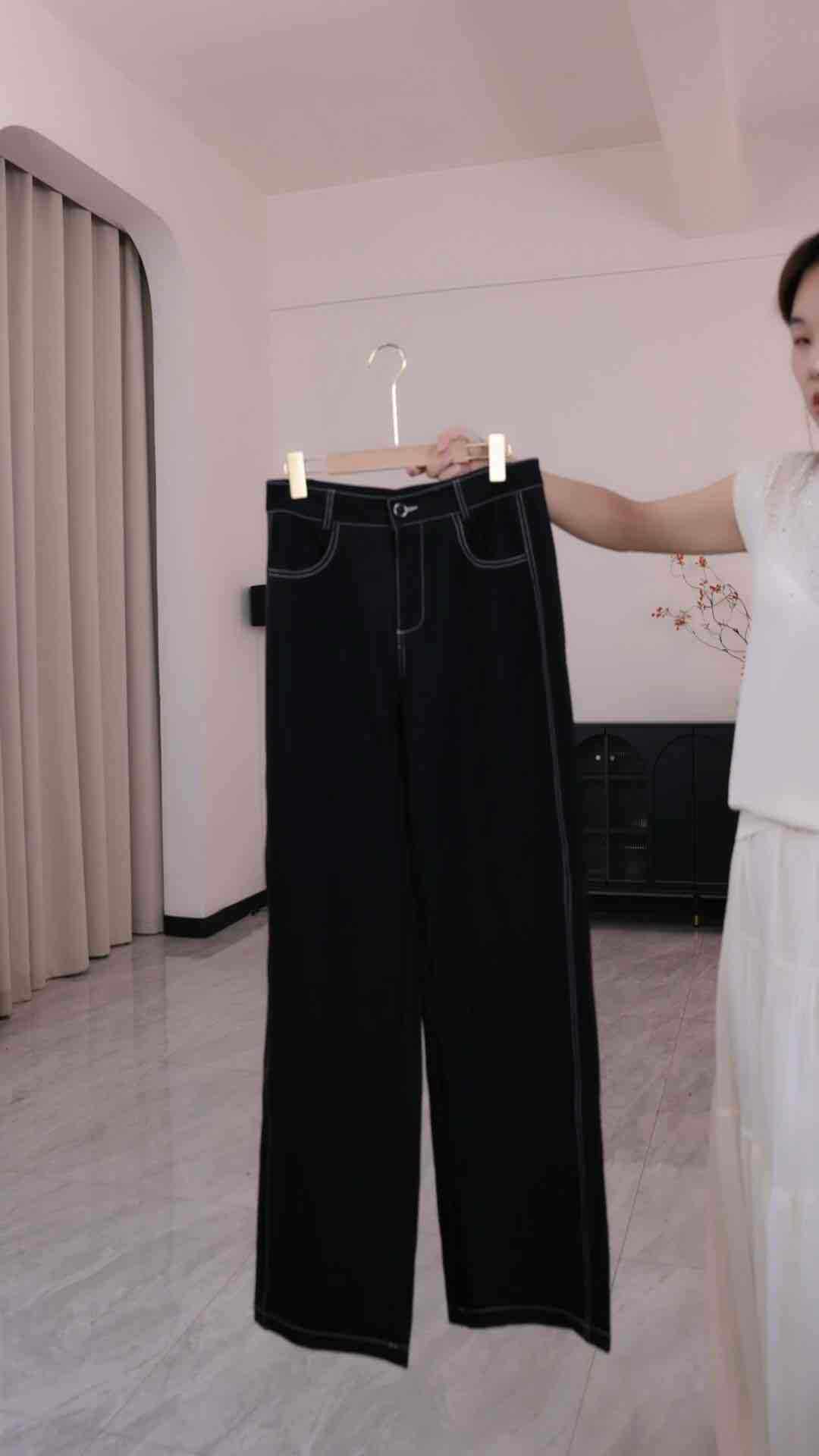 0329-173天丝牛仔裤