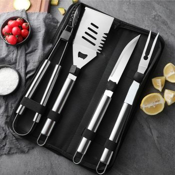 Amazon's Best-Selling Spot Household Full Set of Grill Tools, Barbecue Equipment, Outdoor Grill Six-Piece Set