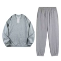 Gray crewneck jogger set - silver label