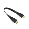 Factory supply 1.5 m HDMI flat cable HDMI HD flat cable TV computer cable 1.4 version Black