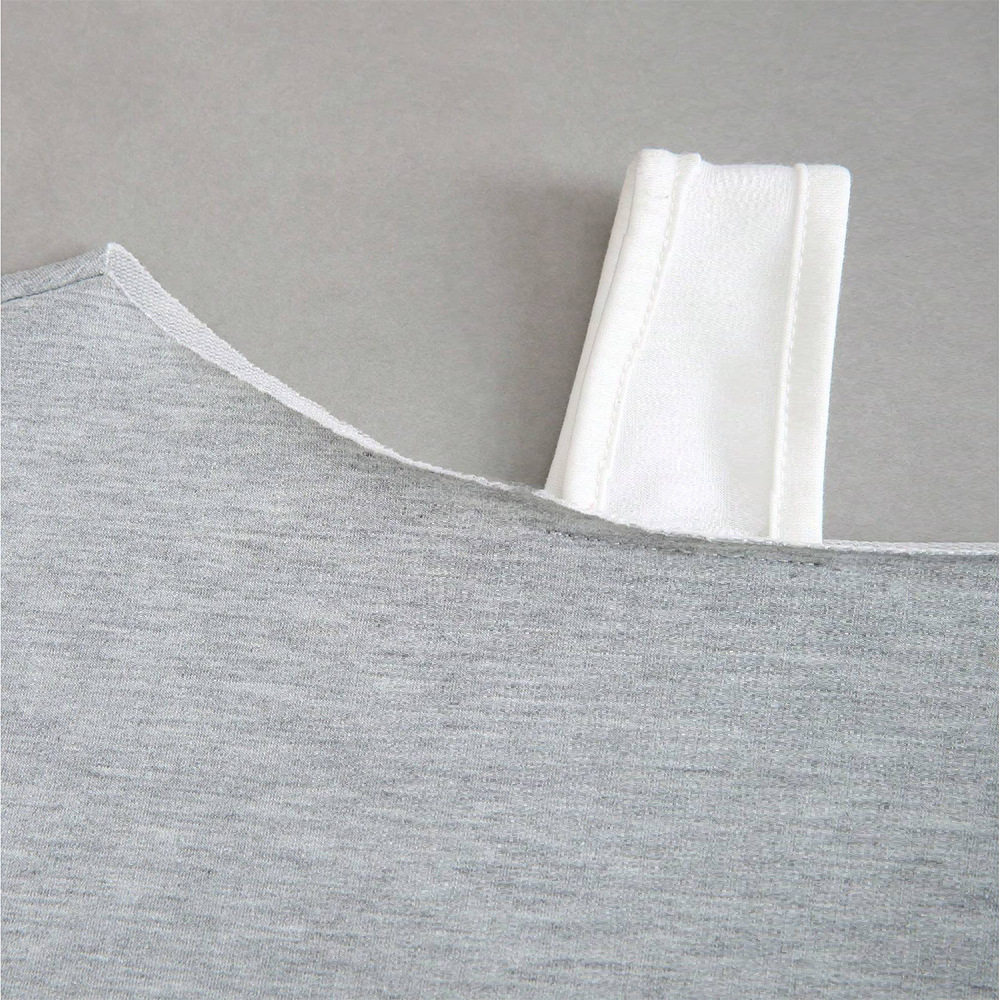 Womens Trendy Sports T Shirt Asymmetrical Neckline Long Sleeve Spring Summer Style Wholesale Available