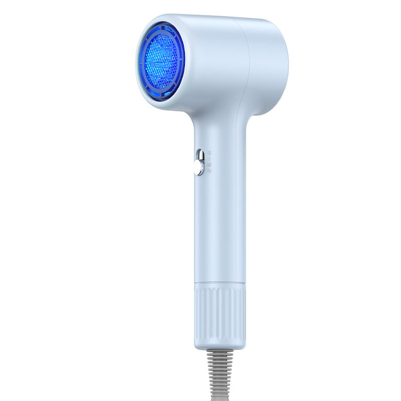Hair Dryer Blue Light Household Big Wind Cold and Hot Wind Hair Dryer High Power Hair Salon Hair Dryer Student Dormitory Cross Border