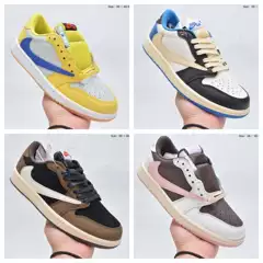High-Quality Original Foreign Trade Version Aj1 Low-Top Reverse Hook Sneakers Versatile Casual Shoes Unisex Sports Shoes Retro Basketball Shoes