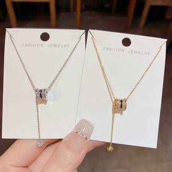 Korean-style Niche Design Sense Small Man Waist Tassel Clavicle Chain Women's Internet Celebrity Personality All-match Light Luxury Exquisite Necklace Accessories