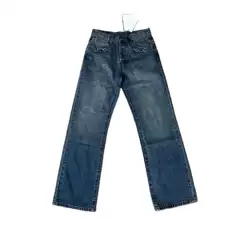 "Pure Original 1:1" Cross-Border Hot-Selling In-Stock g Brand New Nano-Lock Buckle Washed Denim Jeans, Loose Fit, Couple Style