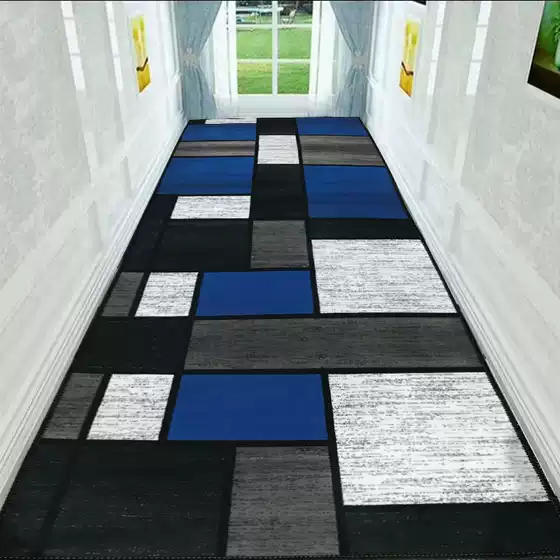 Cross-border Cuttable Household Living Room Corridor Carpet Corridor Hallway Entrance Household Washed Carpet Roll