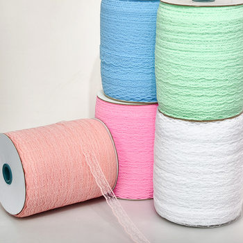 2cm Wide Single-Sided Lace Ribbon Clothing Accessories Cloth Strips Handmade DIY Flower Box Baking Cake Packaging Materials