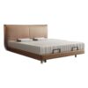 Intelligent Adjustable Master Bedroom King-Size Bed Zero-Gravity Double Electric Function Suspended Light Luxury Leather Bed Soft-Packed Bed