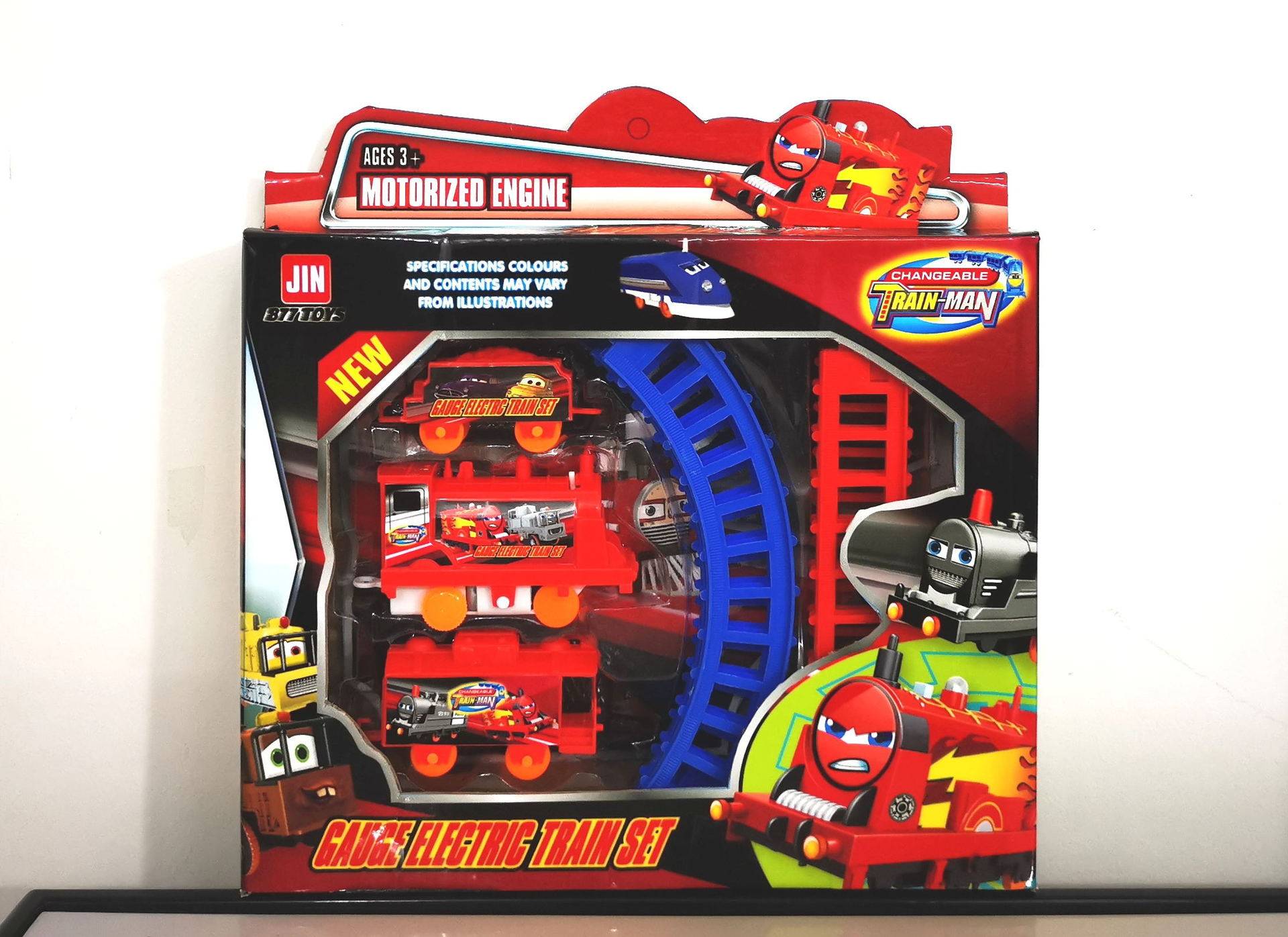 儿童电动轨道车卡通百变小火车地摊玩具热卖仿真轨道火车玩具批发