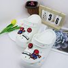 Suitable for Croc Shoes Flower Cartoon New Spider-Man Shoe Buckle DIY Shoe Decoration Pvc Factory Direct Sales Shoe Accessories
