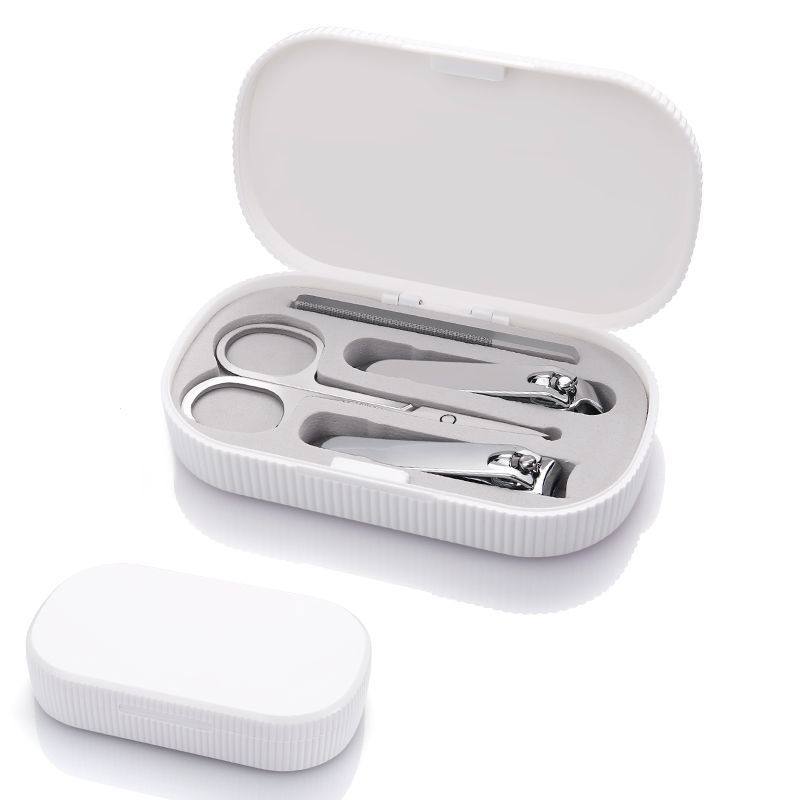 Magnetic Box Nail Clipper Set Multifunctional Stainless Steel Nail Clipper Manicure Tool Set Custom Logo