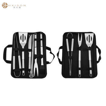 in stock Cross-border BBQ Tools suit Stainless Steel Multifunctional Outdoor Combination Camping BBQ BBQ Accessories suit