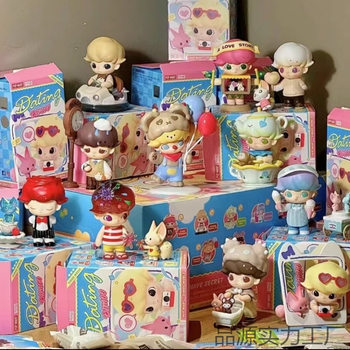 Bubble Mart Blind Box Get Domoo Date Day Series Figure Cute Doll Car Ornament Children's Toy