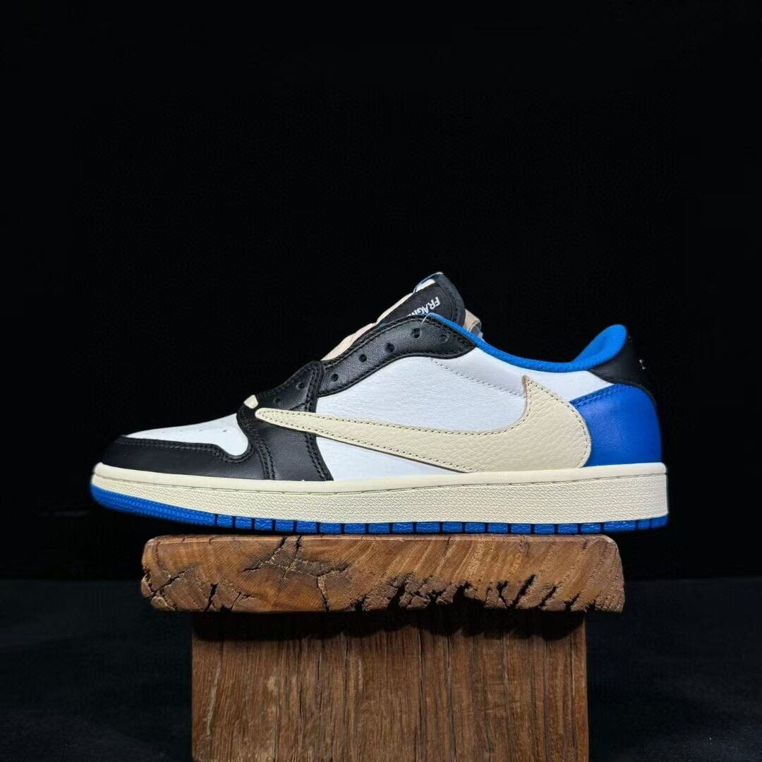 Putian pure original aj1 low-top lightning hook high version ash North Carolina blue black toe couple sports basketball shoes