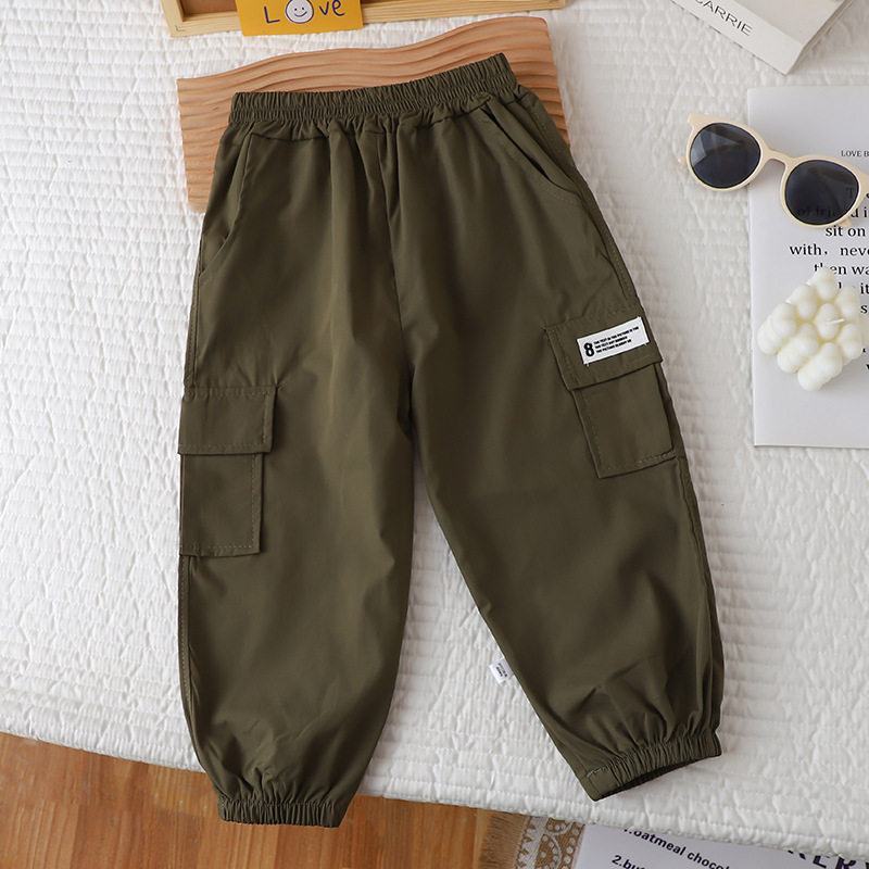 New Spring & Autumn Outerwear Casual Pants, Boys & Girls Cargo Pants, Toddler & Little Kid Loose Trousers Wholesale