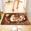 Cute Bathroom Floor Mat Decoration Absorbent Bathroom Non-Slip Floor Mat Carpet Plush Carpet Cartoon Cute Floor Mat