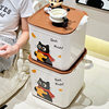 Zt1599 Desktop Storage Box Snack Toy Storage Basket Wardrobe Living Room Home Cute Cartoon Sundry Storage Box
