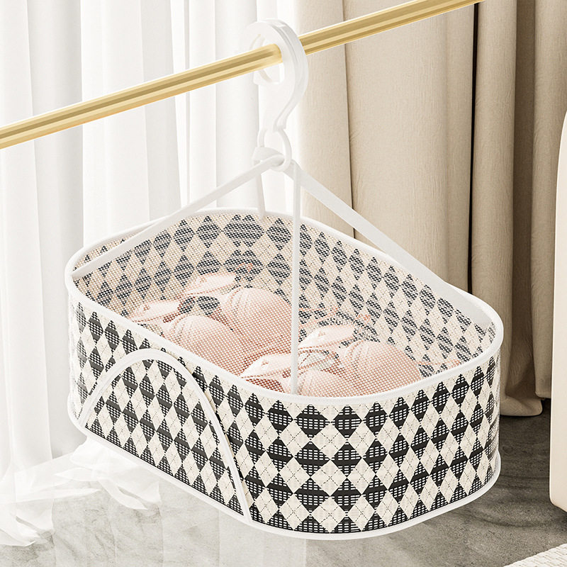 Clothes Basket Tiled Clothes Net Pocket Cashmere Sweater Anti-Deformation Sweater Intimates Socks Home Multi-Functional Balcony