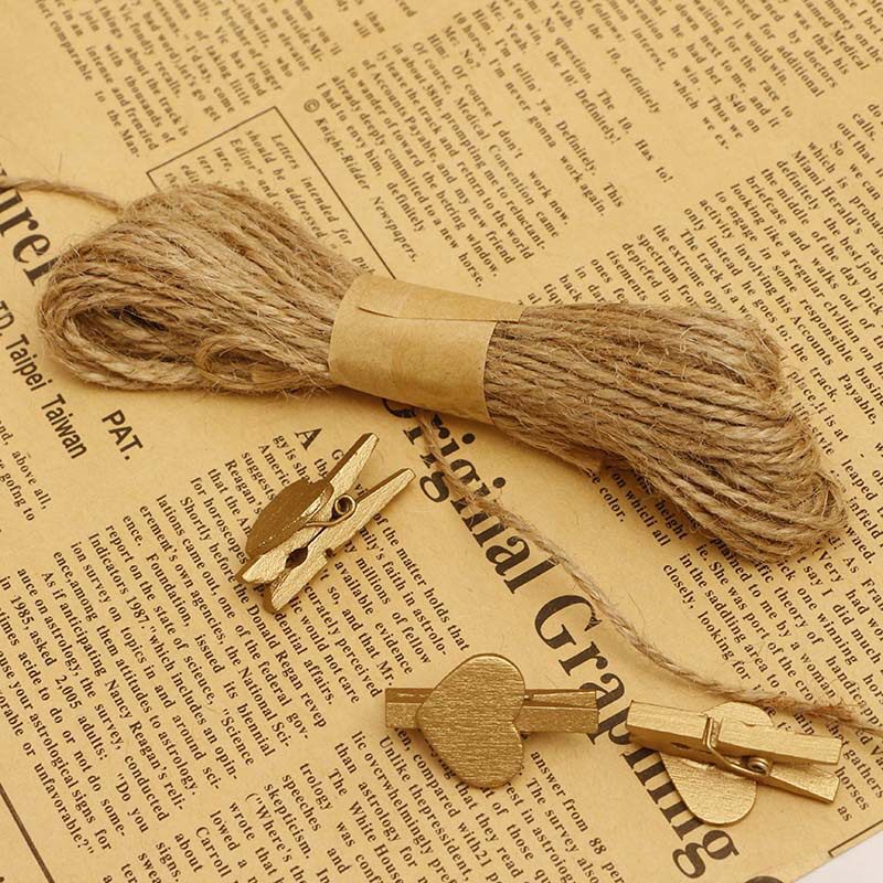 Hemp Rope Retro Handmade DIY Hemp Rope Wholesale Creative DIY Braided Hemp Rope Accessories Jute Rope Binding Rope