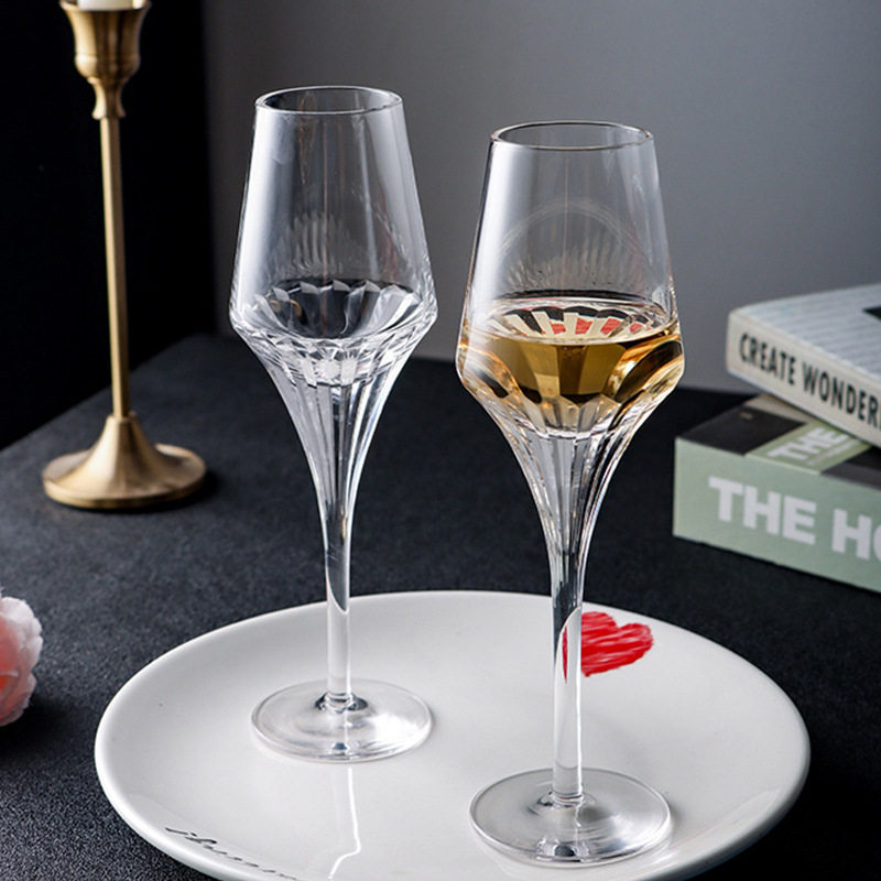 Louis thirteen light praise wine glass crystal glass dry cup brandy goblet whiskey fragrance Cup gift box