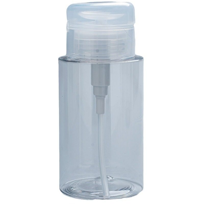 Nail Press bottle nail polish remover/nail polish remover alcohol/cleaning liquid pump bottle anti-side leakage 200ML manufacturer