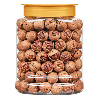 Hangzhou Lin'An Hand-Peeled Pecans 500g Large Canned Cream Flavored Salt and Pepper Small Walnut Nut Snacks Wholesale Delivery