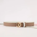 Nude silver buckle
