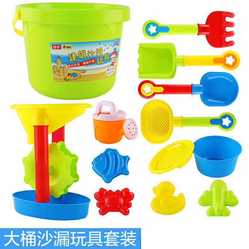 沙滩玩具套装儿童海边沙滩玩具挖沙戏水工具沙滩桶铲子厂家批发