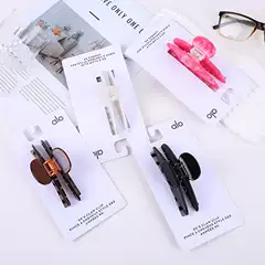 Acetate Hair Clip Claw Clip Elegant Women's Back-Of-Head Shark Clip Updo High-End Hair Accessory Wholesale