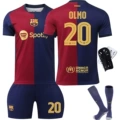 2425 barcelona main champions league no. 20 socks + protective gear