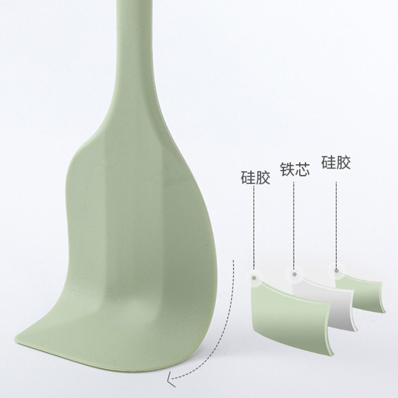 Silicone Spatula Cake Mixing Tool High Temperature Resistant All-In-One Baking Tool Mousse Spatula Large and Small Cream Spatula