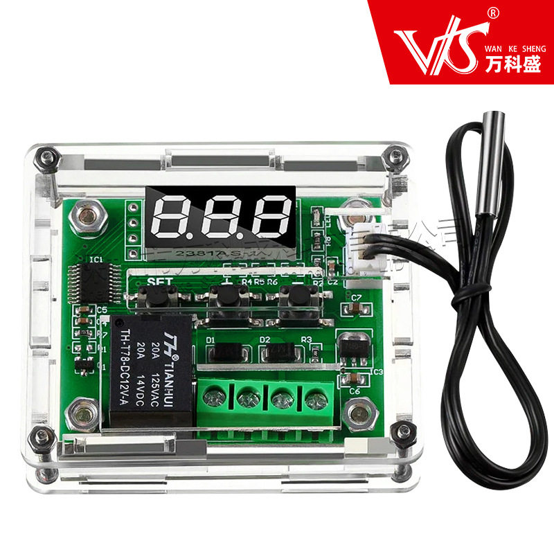 Vanke Sheng digital display thermostat temperature controller temperature control switch W1209 miniature temperature control board