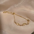 2268# cat's eye stone fish bracelet