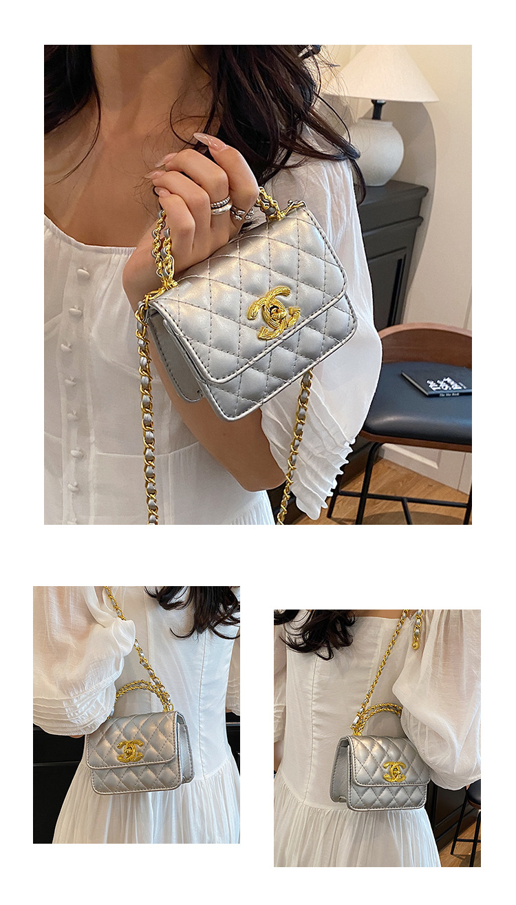 Light Luxury Quilted Women's Bag New Mini Armpit Bag Chain Fashion Shoulder Crossbody Bag Handbag Small Square Bag 10 O1CN0187PtxH1q1Hfn9xfnG !!2219787655435 0 cib