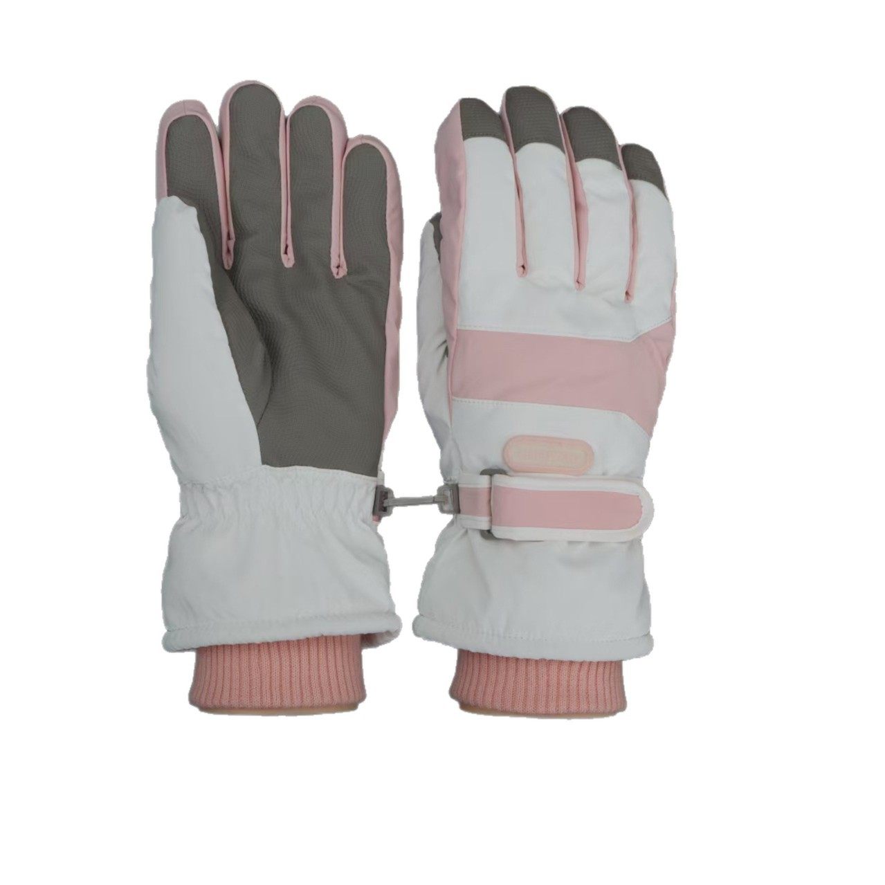 彩胶款户外防寒冬季运动手套 新款男女滑雪冰雪季活动穿戴手套