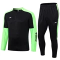 Joma3 # Black fluorescent green sleeves