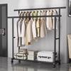 Simple Clothes Hanger Floor-standing Drying Hanger Coat Rack Balcony Drying Clothes Shelf Household Bedroom Dormitory Hanger